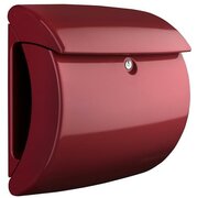 Brievenbus Burgwachter hoogglans piano bordeaux rood