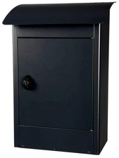 Slang ketting Terzijde Grote brievenbus Zandvoort zwart mat - Yourmailbox