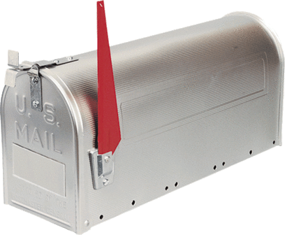 Amerikaanse brievenbus mailbox aluminium blank