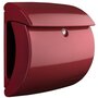 Brievenbus Burgwachter hoogglans piano bordeaux rood