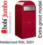 Brievenbus Bobi Jumbo helderrood RAL 3001