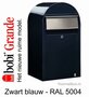 brievenbus bobi grande zwart blauw