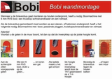 Pakketbrievenbus Bobi Cargo structuurzwart RAL 9005_