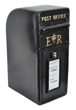 Engelse brievenbus zwart (Royal Mail)