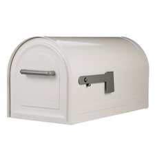 US Mailbox mét slot / Afsluitbare brievenbus wit