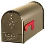 Amerikaanse brievenbus mailbox brons staal
