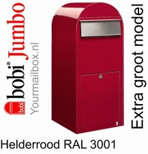Brievenbus Bobi Jumbo helderrood RAL 3001