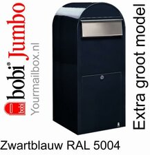 Brievenbus Bobi Jumbo zwartblauw RAL 5004