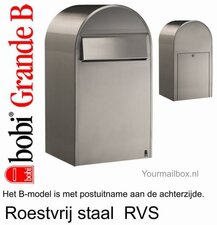 Brievenbus Bobi Grande B RVS