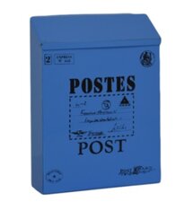 Brievenbus Post kaart donkerblauw